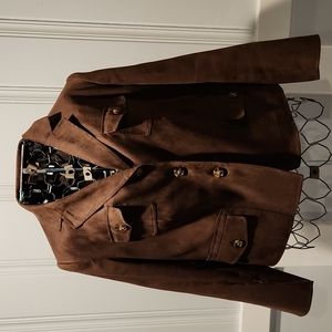 Talbots Faux Suede Jacket